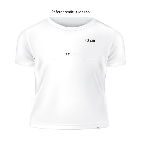 T-shirt (barn) vinröd ”När jag blir stor ska jag åka Vasaloppet” - Bild 2